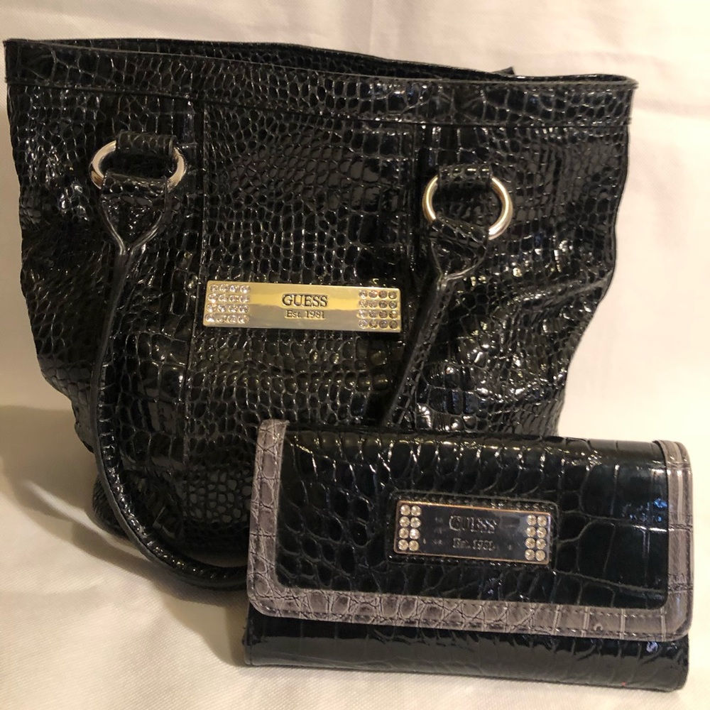Guess Handbag and Wallet